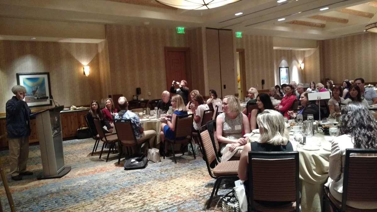azatty's tweet photo. Awarding the Sarah Herring Sorin Award, Justice Ann Scott Timmer says honoree Hon. Patricia K. Norris self-describes herself as someone who "loves dark chocolate and the Rule of Law." #azbarcon @AZStateBar @SBAMemberServ #aawl #AZWomenLawyersAssn https://t.co/wEoy9FVN3V
