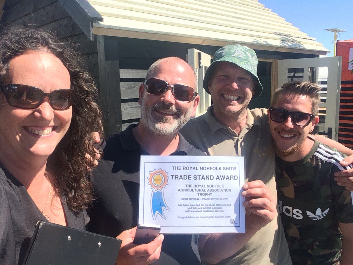 Look who won BEST OVERALL STAND in the Trade stand category at The <a href="/norfolkshow/">Royal Norfolk Show</a> Happy busy bunnies!