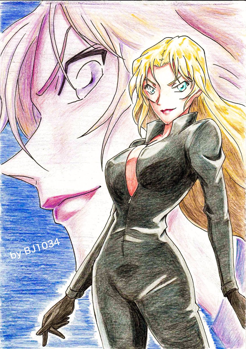 Bj1034 もっとセクシーに描きたかった 名探偵コナン 色鉛筆 色鉛筆画 色鉛筆イラスト Conan Detectiveconan ベルモット クリスヴィンヤード 黒づくめの組織 Vermouth Bj1034 もっとセクシーに描きたかった 名探偵コナン 色鉛筆 色鉛筆画 色鉛筆イラスト Conan Detectiveconan ベルモット クリスヴィンヤード 黒づくめの組織 Vermouth