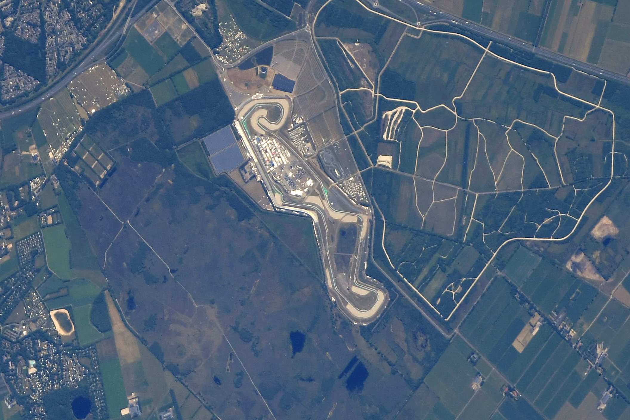 Голландия из космоса