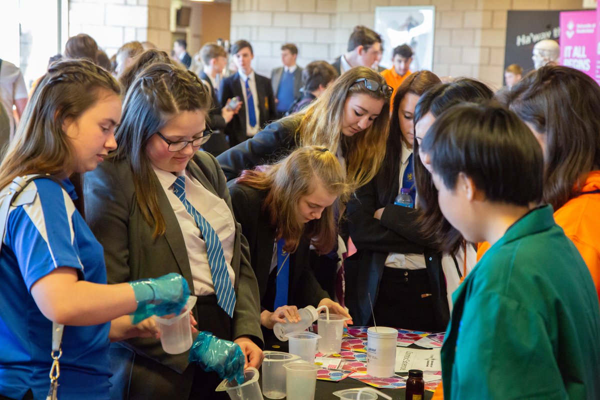sunderlanduni's tweet photo. We've had so much fun at the careers fair as part of #WorkDiscoveryWeek 2018 @StadiumOfLight meeting hundreds of students and getting them thinking about their future careers @WDWSunderland https://t.co/KPqeA9yCXQ