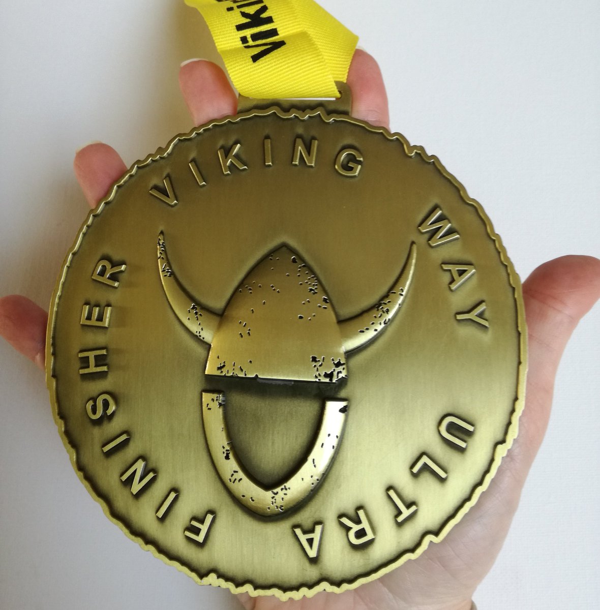 TheMedalistUK's tweet photo. Check out this beauty. If you're going to run 147 miles then you deserve a massive medal like this. If you're brave enough to enter, the race is organised by @CockbainEvents https://t.co/AdvhiX33ci