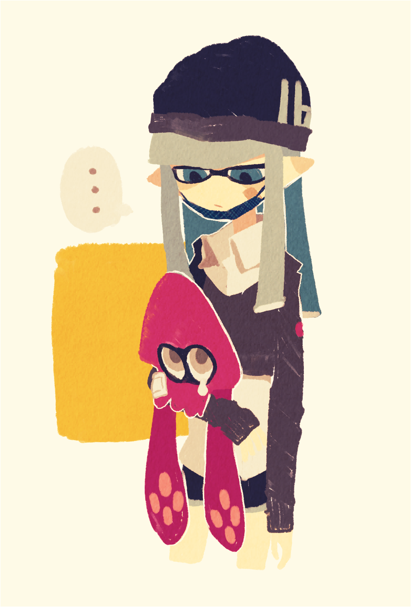 インクリング ,イカガール(スプラトゥーン) 「くコ:彡 」|眞田咋のイラスト