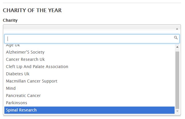 We're delighted to be shortlisted with these wonderful charities: @age_uk @alzheimerssoc @CR_UK @CLAPACOMMUNITY @DiabetesUK @macmillancancer @MindCharity @PancreaticCanUK @ParkinsonsUK 

Vote for #SpinalResearch now: mensrunninguk.co.uk/awards/ 

#MRAwards @MensRunningUK #friyay