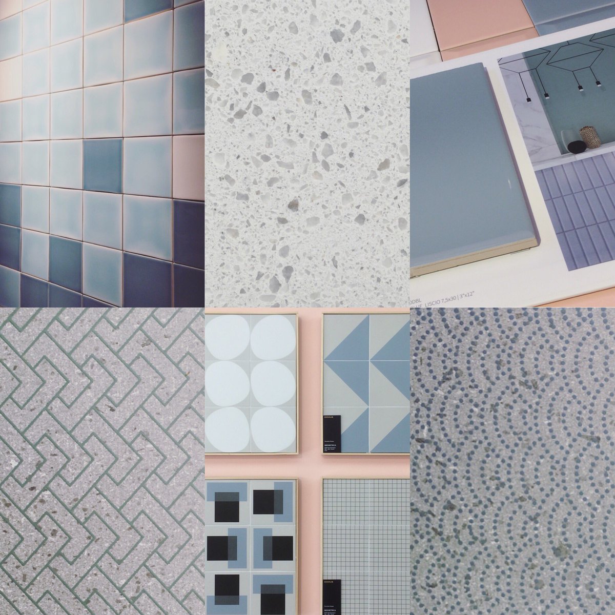 Blush pinks &amp; soft blues <a href="/SolusCeramics/">Solus</a> &amp; <a href="/DomusTiles/">Domus Group</a>
.
.
#milkhomes #showroomvisit #tileporn