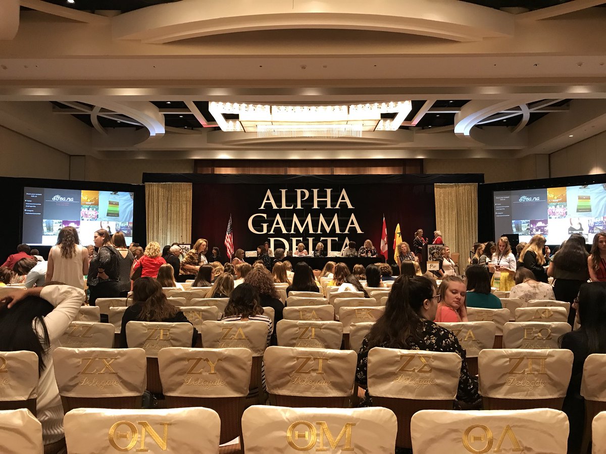 Meeting amazing women all over North America at the totally cool Alpha Gamma Delta 50th Convention!  #AlphaGamConvention #alphagamforlife #thankyoubravefoundersatsyracuse