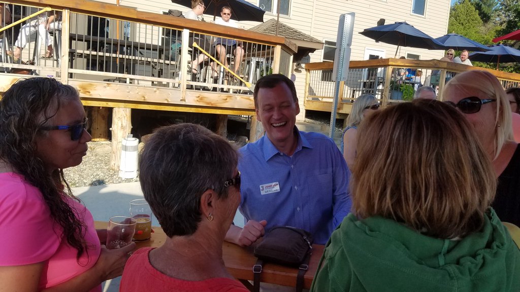 Had a blast at Walker Bay Live at Portage Brewing in Walker MN! We're meeting activists from all over the state and having great conversations with people who are READY to upend the status quo. Oh, and the beer's not bad either. #OverthrowTheStatusQuo #JoinTheFight2018 #MNGov