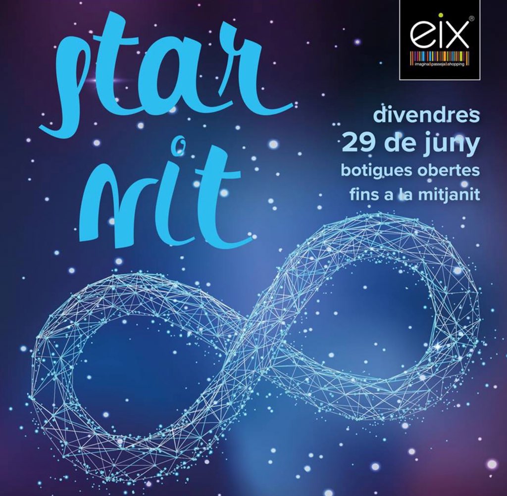 Star Nit, botigues obertes fins a la mitjanit!!
🌙🌙🌙

Avui Divendres 29 de Juny torna l’esdeveniment de l’any de l’Eix comercial: l’Star Nit, una jornada en què les botigues romandran obertes fins les 12 de la nit! 

#starnitlleida #starnit #2018N #hkm #hunkemoller