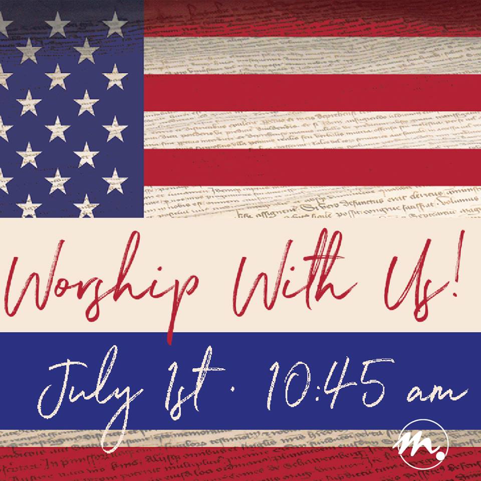 MissionPointCC's tweet image. Join us for our SINGLE SERVICE this Sunday at 10:45 a.m. We look forward to worshiping with our entire Mission Point family as we wrap up our Freedom series!