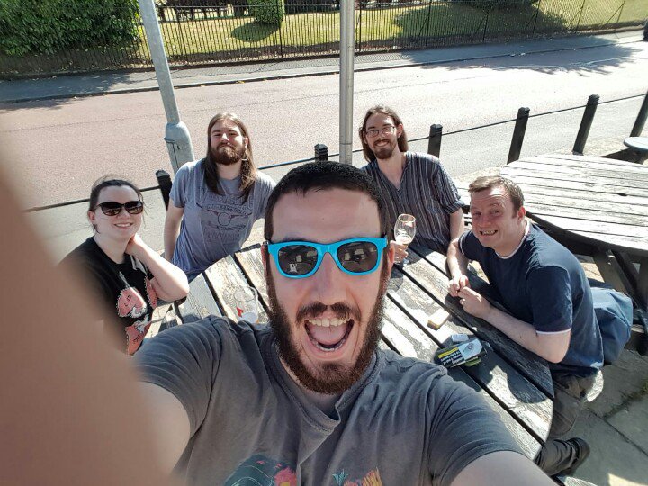 We're still closed, troops - but our staff have just finished a day of cask ale training &amp; are having a well deserved refreshment 🍻
Hope you're all out enjoying the sunshine, too (preferably in a beer garden at one of our sister pubs!) ☀️  😜