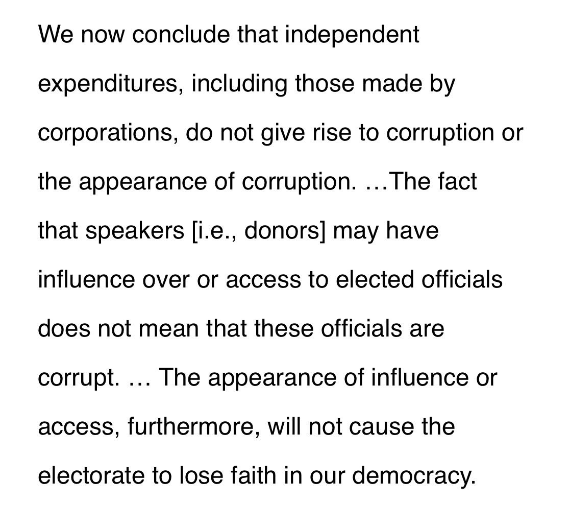 BOOMRemember when Justice Kennedy said this about Citizens United ruling when Supreme Court voted 5 to 4 to overturn restrictions on “corporate spending” It looks like one of those “corporate expenditures” was a $1BILLION bailout from Putin via Deutsch Bank
