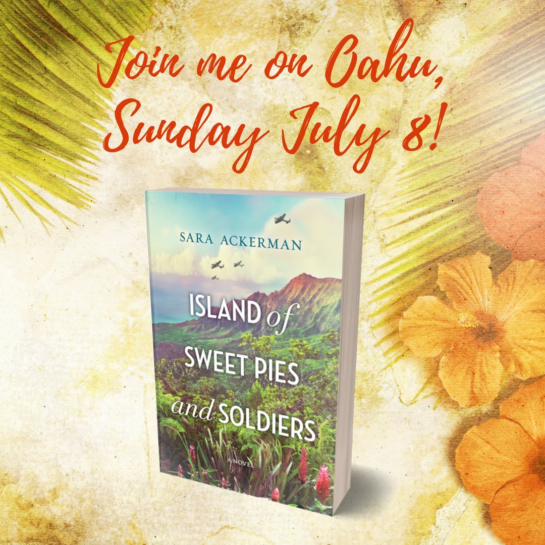 AckermanBooks's tweet photo. If you happen to be in #Hawaii... See you at da Shop on Sunday, July 8 at 2 pm! da Shop is a wonderful  independent bookstore in the heart of Kaimuki. I will be talking about the inspiration behind my novel ISLAND OF SWEET PIES AND SOLDIERS and other #bookish things. #authors18 https://t.co/WPXqLZO4BU