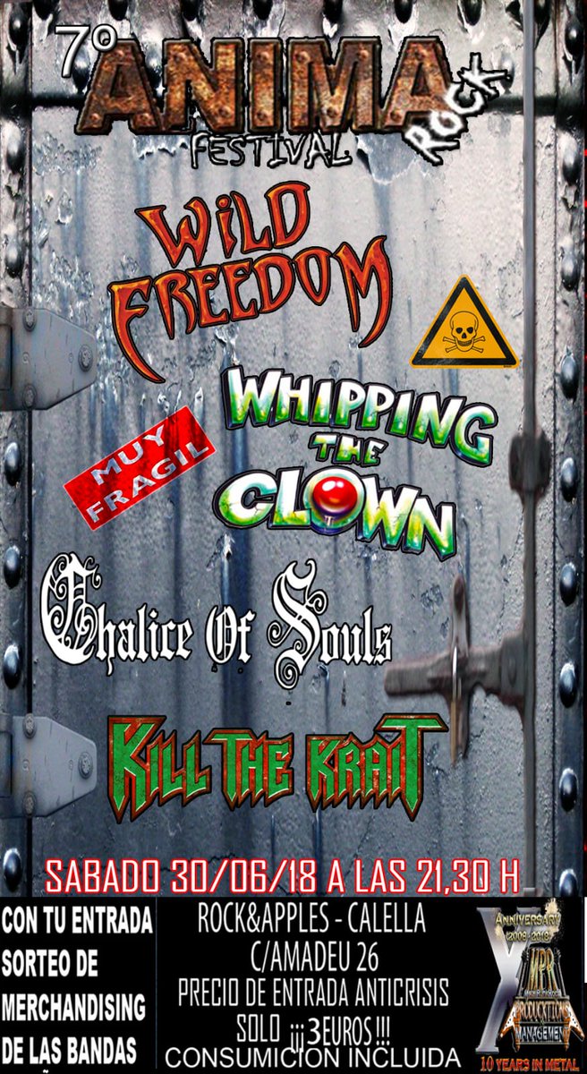 killthekrait's tweet image. Nos vemos mañana en el Anima fest!! #killthekrait #rocknroll #beach #heavymetal