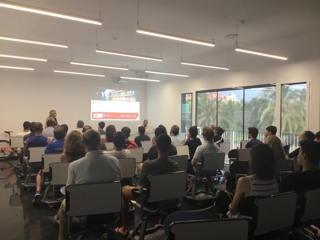 euncet's tweet photo. Arranquem amb la presentació de la nostra directora Dolors Puig! 👏🏻 #OpenDayCTEF #CTEF #SomEsport #Euncet #UPC https://t.co/HW7ljLzFHj