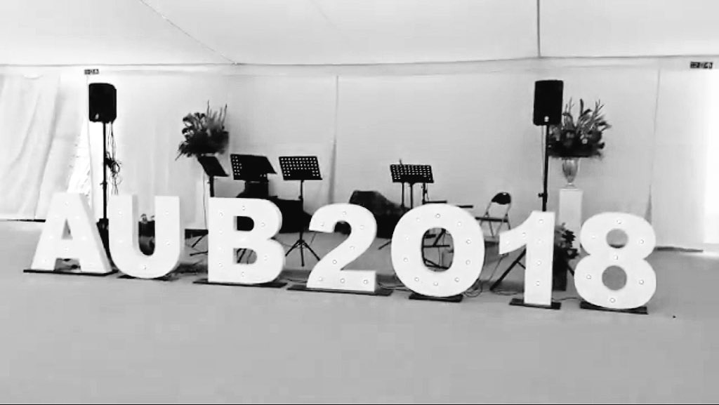 AUBactors's tweet photo. Congratulations @AUBactors #ClassOf2018 It was wonderful to see you all graduate today! Enjoy the rest of the sunshine and remember to #KeepInTouch #AUBMAKERS @inspiredAUB @AlumniAUB https://t.co/YM0DBvWneC