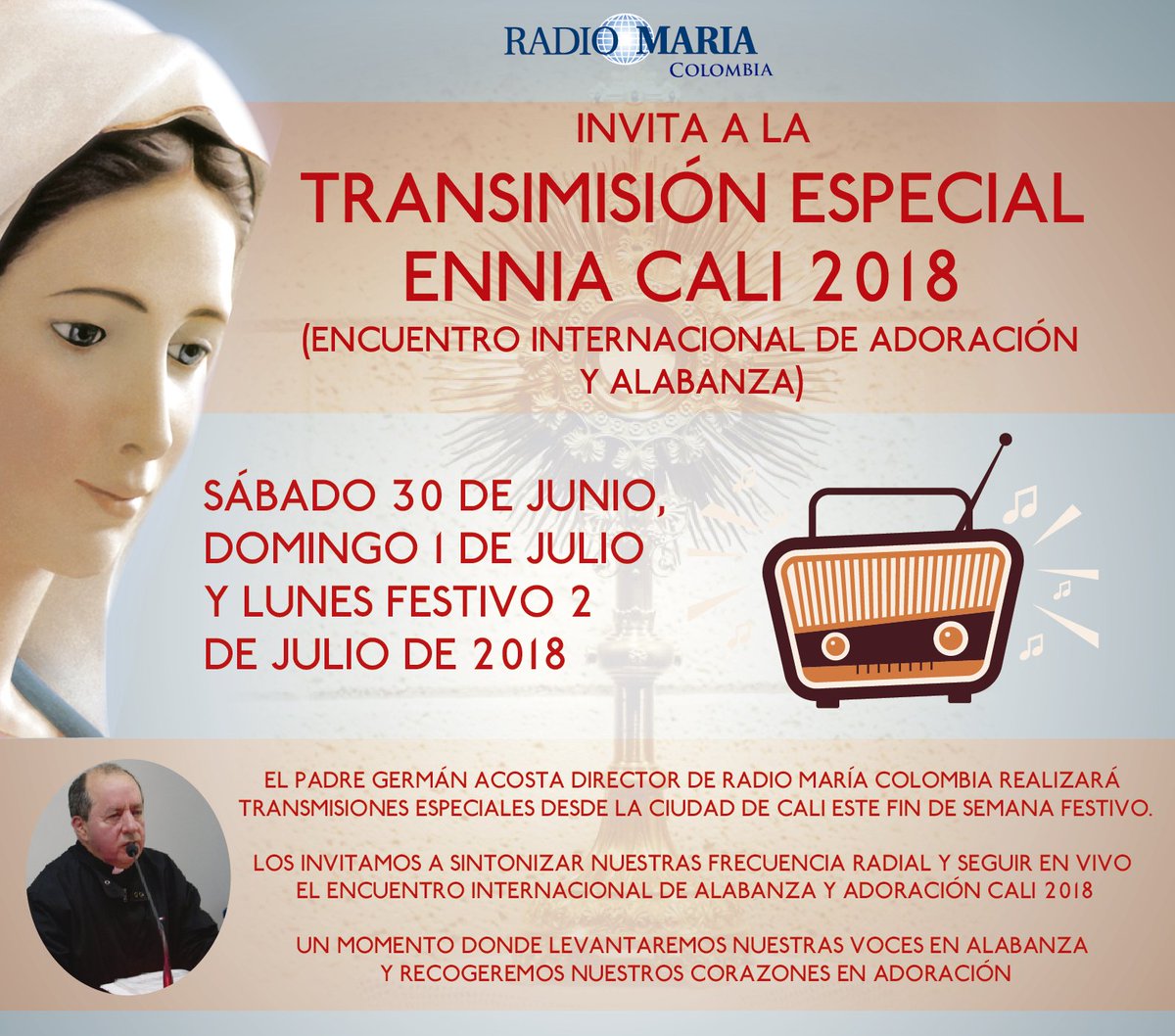 Pensar en el futuro Secreto Demonio radio maria en vivo cali bota Dando