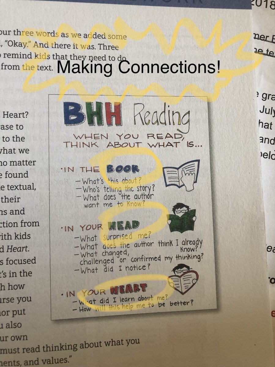 Make authentic reading connections!  #disruptivethinking #701learns @NorthwestELA