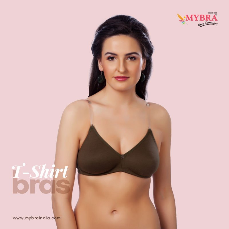 MyBra Lingerie on X: 3 Key qualities of a T-Shirt Bra: 1) Contoured style  that gives your breasts a smooth fit 2) Invisible under anything you wear  3) Cups lined with light