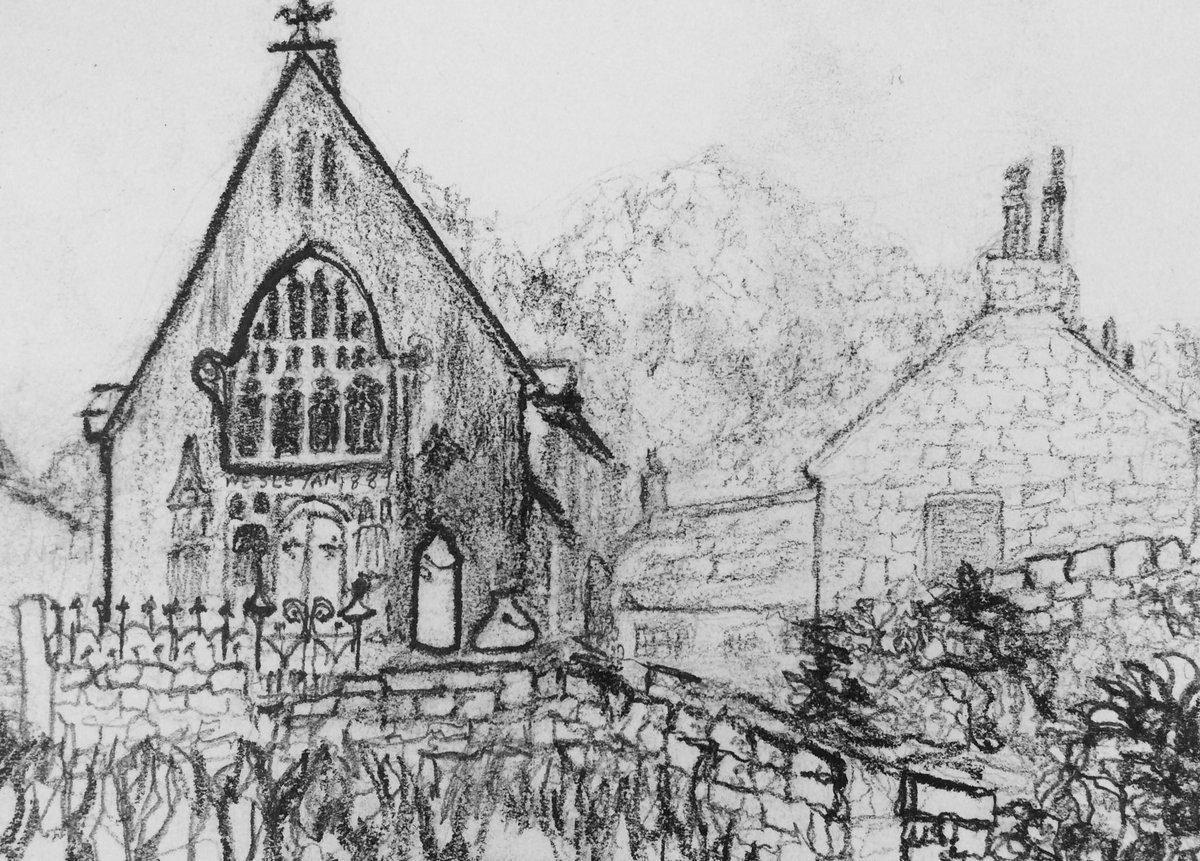 NiddArtTrail's tweet photo. Middlesmoor a great place to sketch So glad they will be in this years NiddArr Trail. https://t.co/pfRdeIg0pw