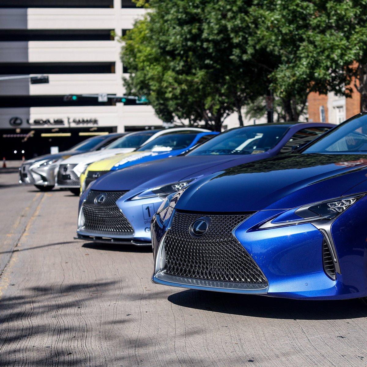 Something for everybody during the Dallas leg of the @goldRushRally. What caught your eye first? #LexusGRX