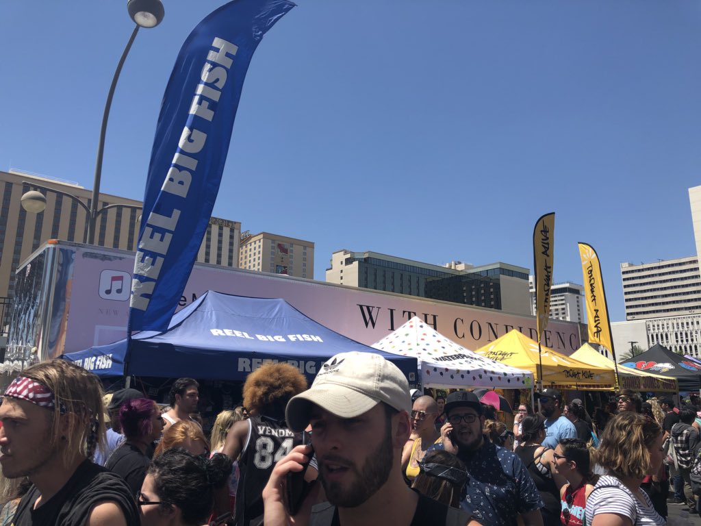 withcon_ST's tweet photo. If you look close you can see the boys lil promo on thst large truck https://t.co/G5wSqx6Mcb