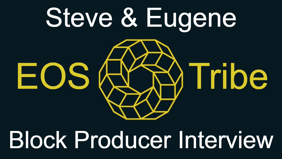 ChrisConeyInt's tweet photo. The @EOSTribe #interview is now live: https://t.co/aCbMisi98T thanks for spending the time Steve and Eugene. Top blokes. #eos $eos #eosblockproducers #dpos #blockchain https://t.co/TMkRtcda4R