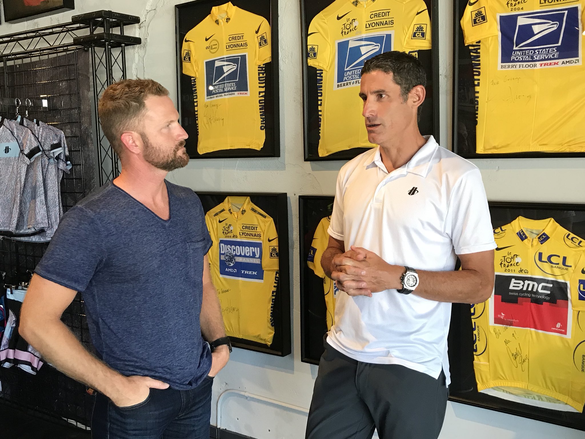 Wishing our friend George Hincapie of a VERY happy birthday! 