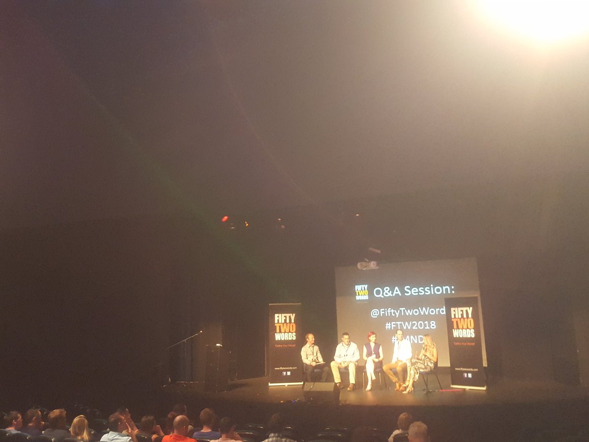 FiftyTwoWords's tweet photo. Q&A Session @FiftyTwoWords #Hope #FTW2018 https://t.co/a2FVGqrF64