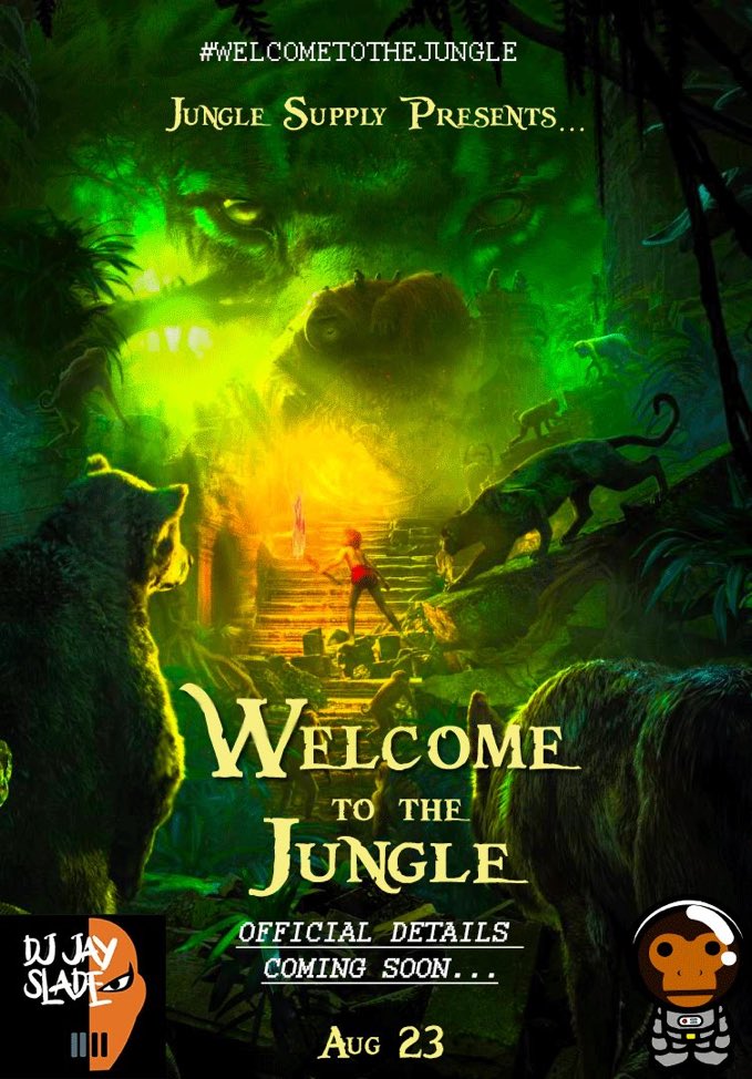 Nkem_foreva's tweet photo. Date: Aug 23

Location: Stay Tuned 
Venue + Security 

Dj: @ForgeDaddy 
 
Presales coming soon 
#welcometothejungle #Gigemweek18
#Howdyweek18
#Tamu22 #Tamu21
#Tamu20 #Tamu19 https://t.co/ywagaiQg7I… https://t.co/geC1xKtcfV