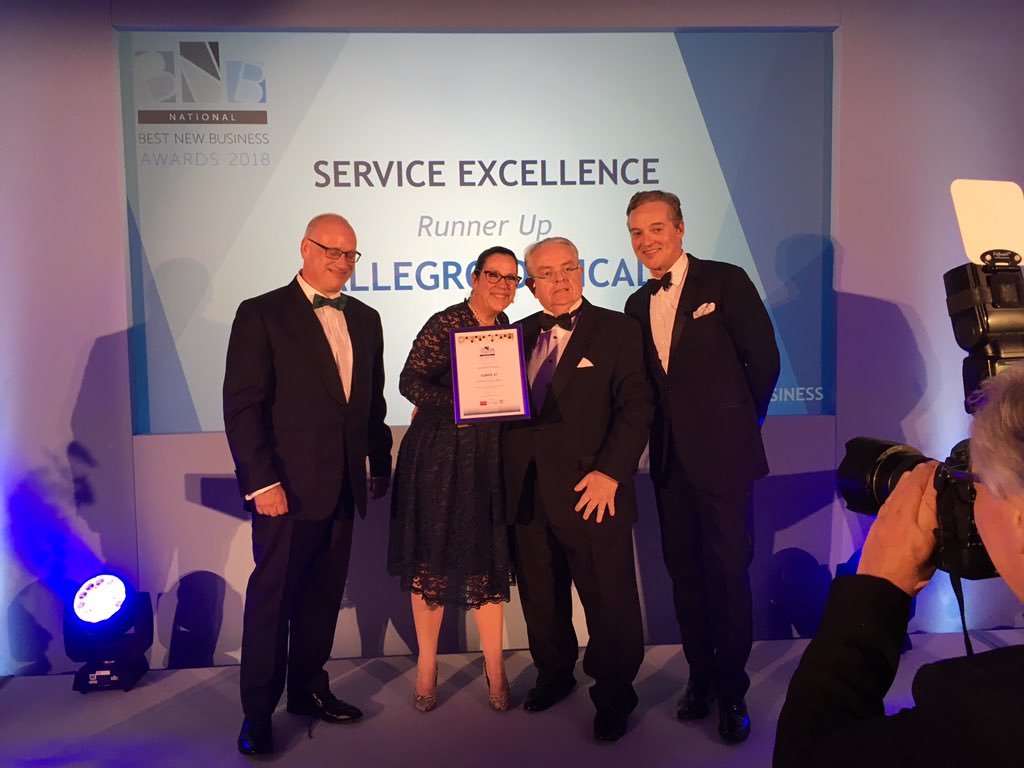 SeeTheMusic's tweet photo. Wow Allegro Optical has won two awards #EntrepeneurOfTheYear Award 🏆and #ServiceEcellence Award runner up at the#BestNewBusiness awards in #london #kensington with @awardschamp good luck to all of the finalists! @awardschamp #Meltham #Optician https://t.co/W45LBK7SOX