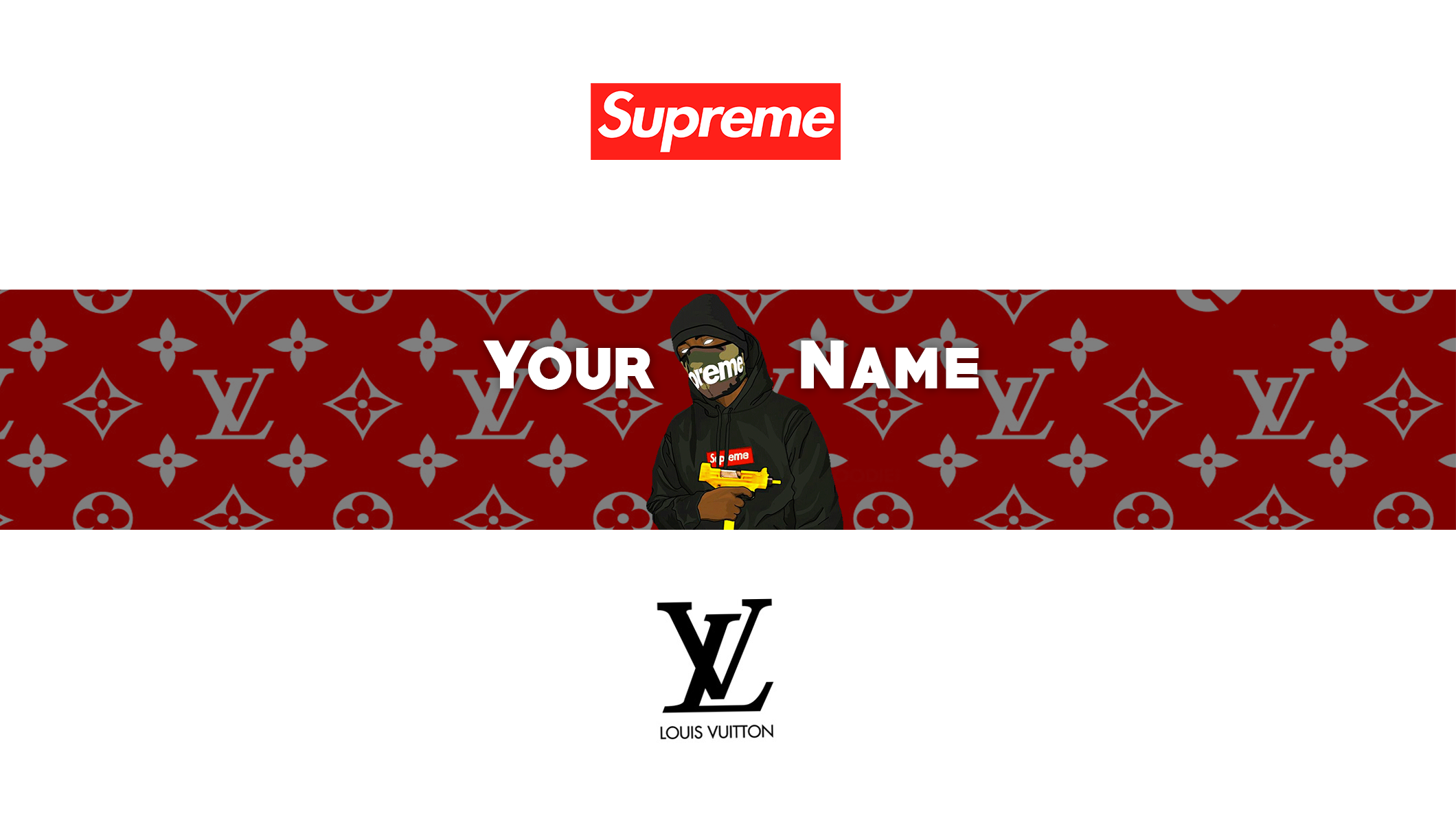 supreme louis vuitton design