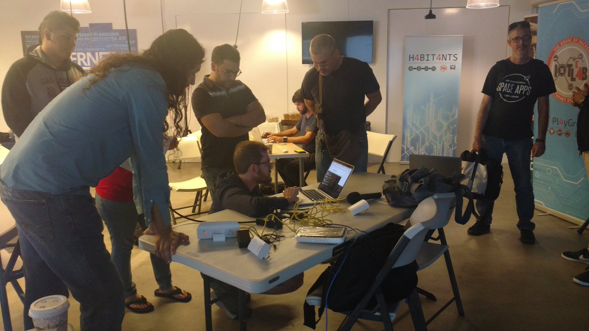 CascadianMesh's tweet photo. @Altheamesh at the Hackathon in Puerto Rico! https://t.co/4riVLxXzFy
