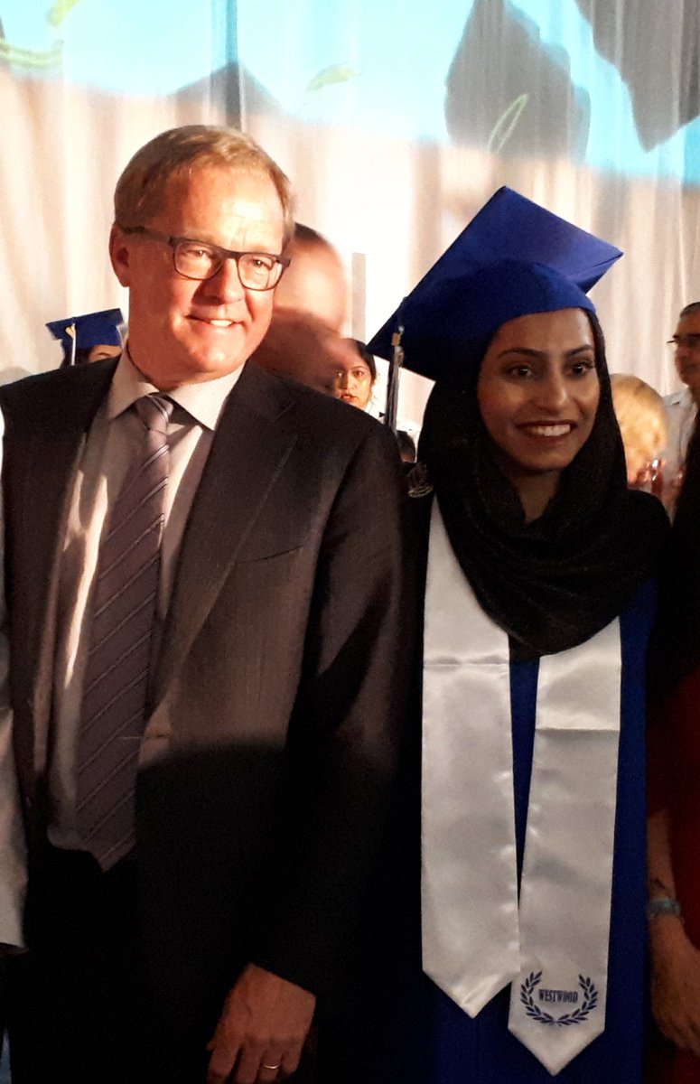 Very pleased to know this lovely young lady <a href="/Fajar14khan/">Fajar Khan</a> and congratulate her on this graduation day 2018 <a href="/WWhighschool/">Westwood High School</a> <a href="/FMPSD/">Fort McMurray Public School Division</a> <a href="/davideggenAB/">David Eggen</a> #shehadaspecialguest