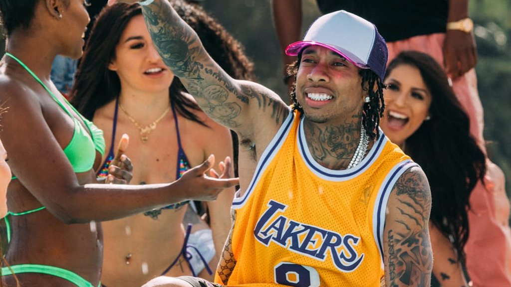 tyga lakers jersey