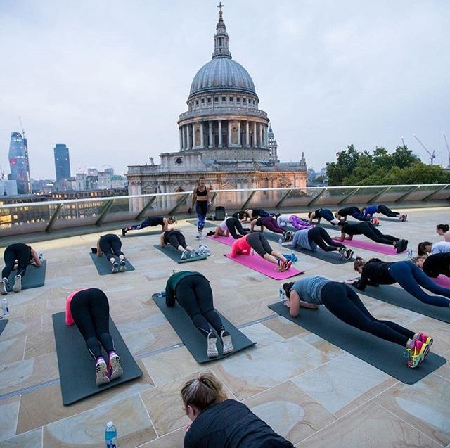 One_New_Change's tweet photo. It's been nothing short of fun #WimbledonWorkoutWeek ๐คธโโ๏ธ - how many new fitness friends did you make? #GreatBritSummer https://t.co/dJmgJJJnkO