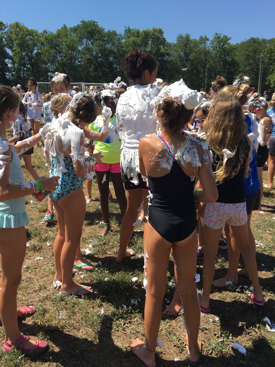 YouthfrontCamp's tweet photo. Shaving Cream War was a hit this morning! #YFcampwest #session4b https://t.co/2rDeimKkEw