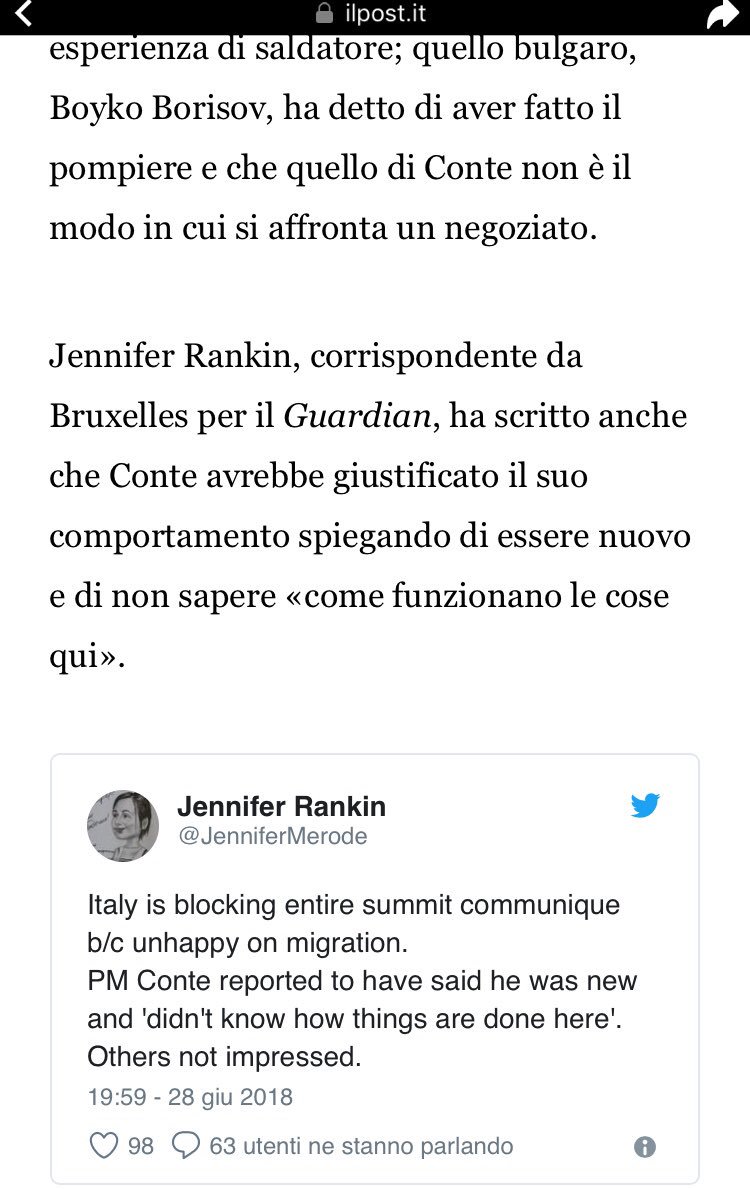 ValerioMoccia's tweet photo. Grande lavoro @GiuseppeConteIT, avanti così! #chefigura #eusummit https://t.co/9fwuAolzCh
