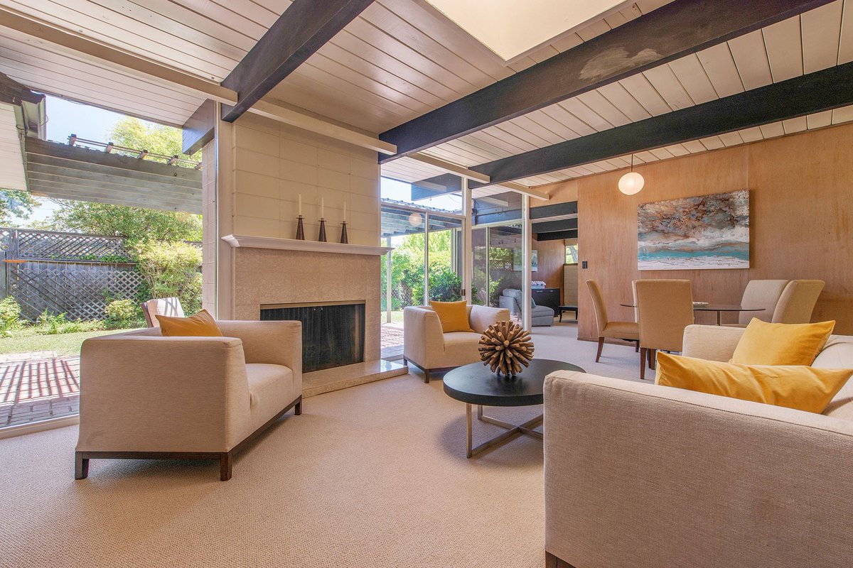 MarinModern's tweet photo. JUST LISTED! 810 Pine Lane, San Rafael. Come check out this light filled Eichler with tons of curb appeal. OPEN SUNDAY from 1-4. Many desirable original details are still intact!  # marinmodern # eichlerhomes # terralinda #reneeadelmann. Visit https://t.co/E1QK5Xwold for info. https://t.co/50Klz6sZ9L