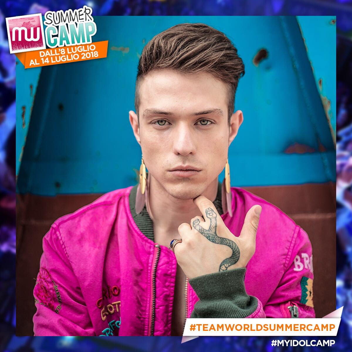 IRAMAPLUME's tweet photo. Io e te, in vacanza insieme...Vieni? 🌹
Le iscrizioni al #MyIdolCamp di @team_world a Canazei sono già aperte ma fai in fretta perché i posti sono limitati!
Scopri qui tutti i dettagli > https://t.co/AKjOJfWPnc https://t.co/Zg6Oeo9szj