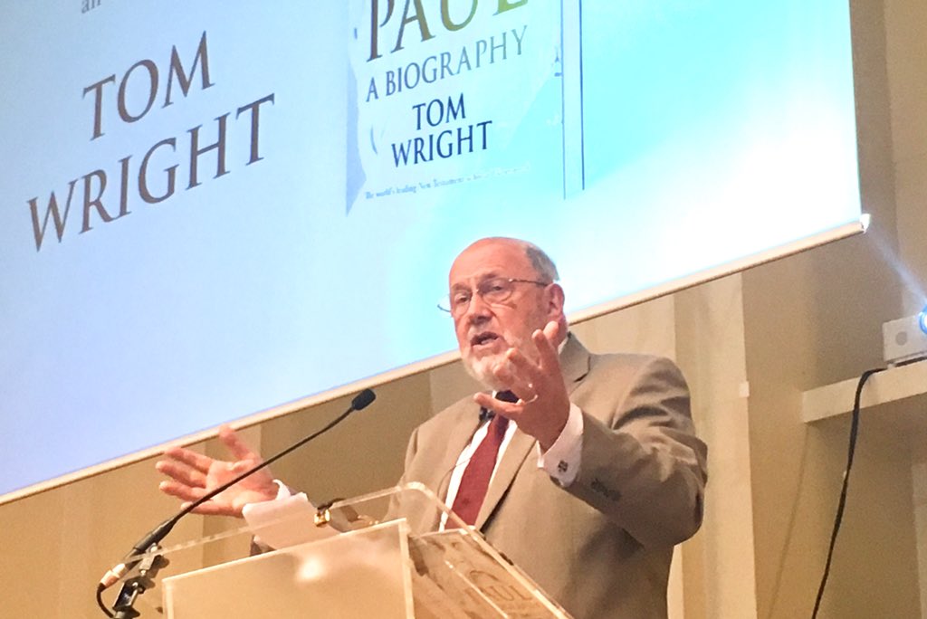 What a treat to be with #TomWright at the London launch in Westminster of his magisterial biography of Paul. “The world’s leading New Testament scholar” #Newsweek.
