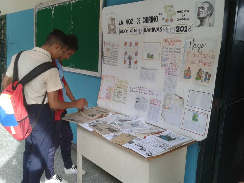 etncjlchirino's tweet photo. E.T.C.N Jose Leonardo Chirino - Barinas. 
Cierre pedagógico del día del periodista. https://t.co/a3Ag1e6TlH