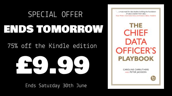 CDOsPlaybook's tweet photo. The #CDO's Playbook is available for £9.99/$13.30 (or equivalent local price) on Kindle until the end of June. Order from your local Kindle store
UK: https://t.co/fyG904feMC
US: https://t.co/mksO2QOq5f
Others: https://t.co/JRci7AjiDz
#data #BigData #Analytics #ChiefDataOfficer https://t.co/pXrdFLgUnl