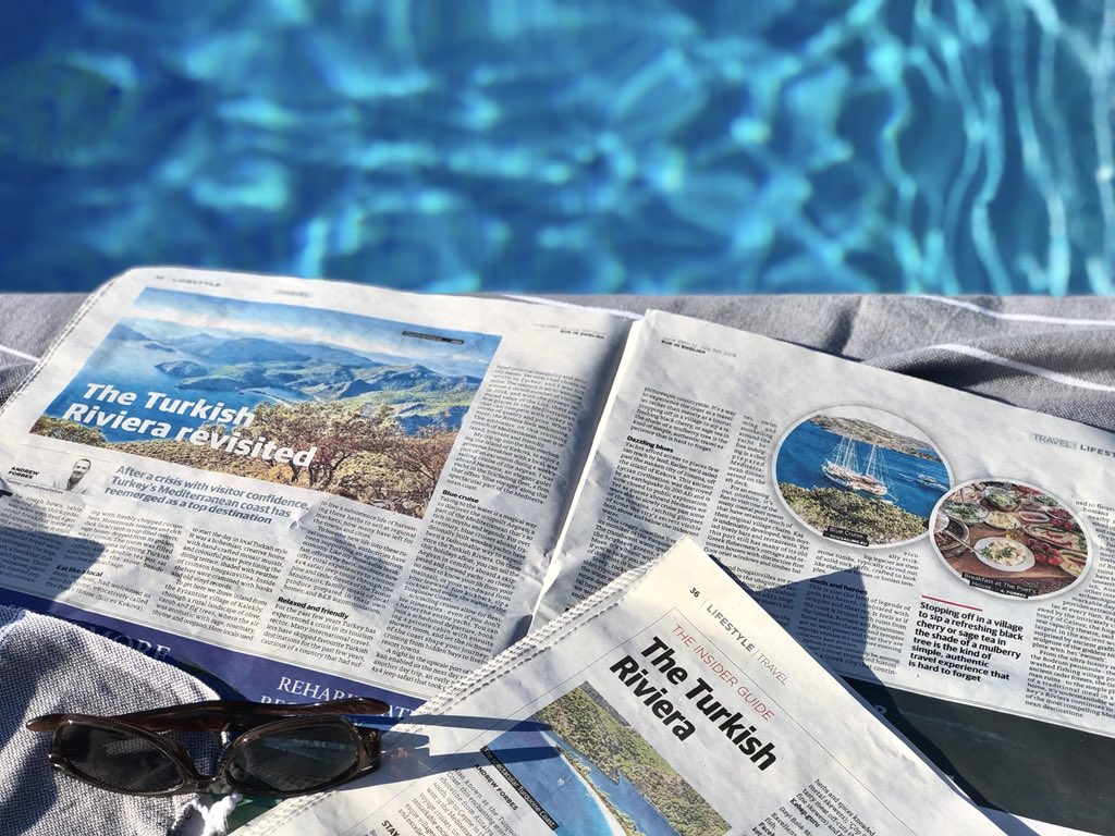 andrewaforbes's tweet image. Remember to pick up a copy of today’s @SUR_English This month’s travel includes ‘The Turkish Riviera Revisited’ feature &amp;amp; #InsiderGuide - time to head back to some of the most beautiful coastline of the #Mediterranean. #GuletCruises #Turkey #TurquoiseCoast #travel #turkishriviera
