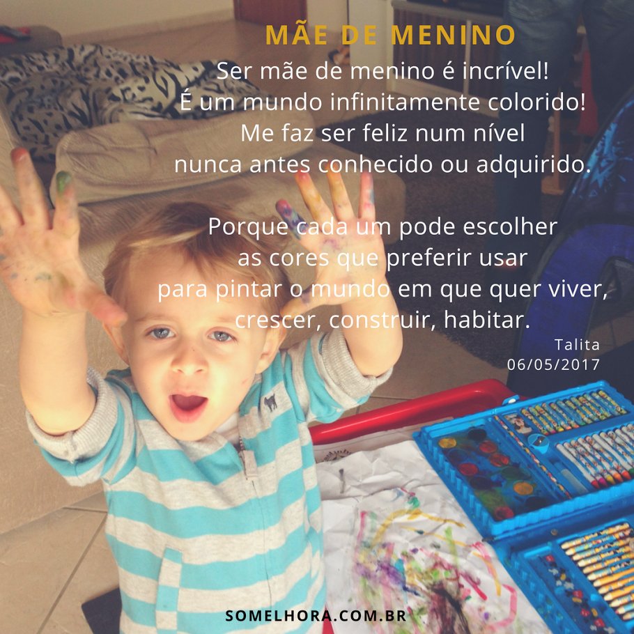 Nasci Para Ser Mãe De Menino Vem Que A Gente Explica