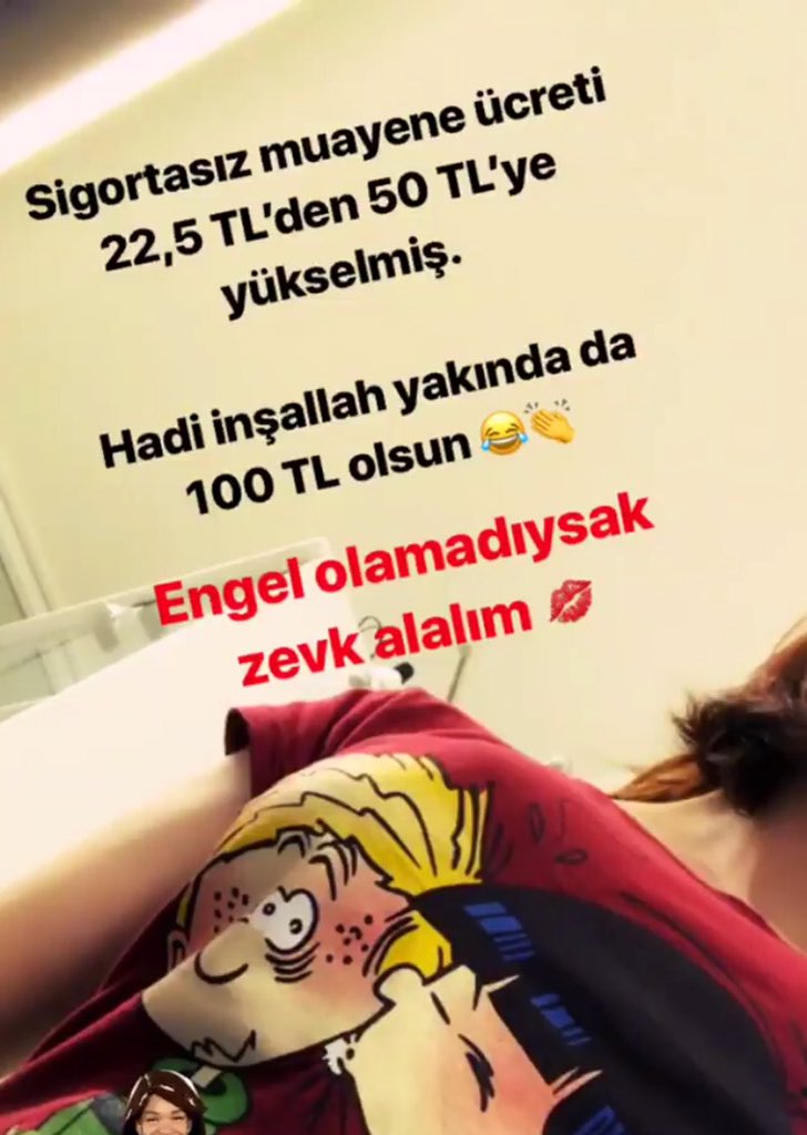 İstikrar sürsün diye hepsi yaşaaaaa reyizzz 😀😂

Benim özel sağlık sigortam var sizin için paralamıştım kendimi ama değmezsin, kimse değmez kurunun yanında yaş misali bizde çoğunluk ne derse o 😀