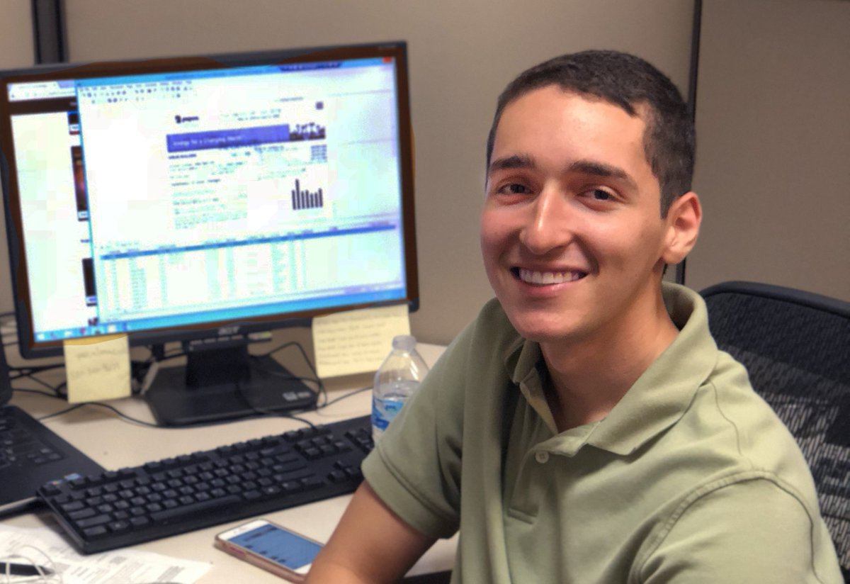 Please welcome a new face in the accounting department! #internAndy attends <a href="/TowsonU/">Towson University</a> pursuing a Healthcare Management degree. He enjoys reading biographies in his free time and ultimately wants to be successful and conquer whatever life throws at him. #meettheinterns #futureKB