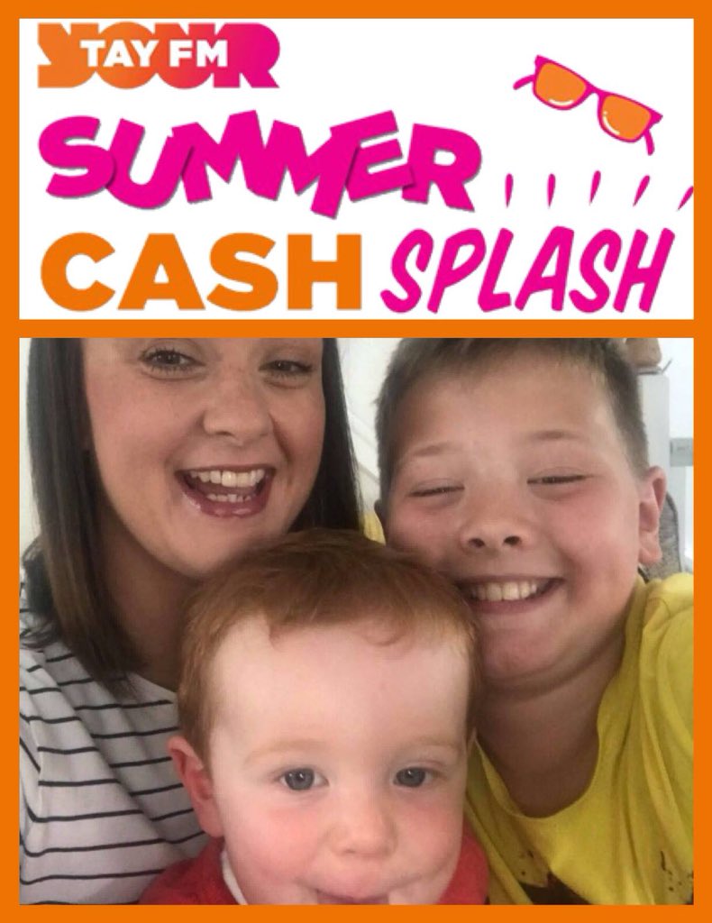 tayfm's tweet photo. 😎 WHAT A WAY TO START THE SUMMER 😎 Congratulations to Mandy from Blairgowrie who wins Tay FM’s Summer Cash Splash and has £6,000 added to her account in time for the holidays! #tayfm #localradio #localwinners #radiotay #summercashsplash #winner #family #summersorted #holiday https://t.co/ETfrzvCwUp