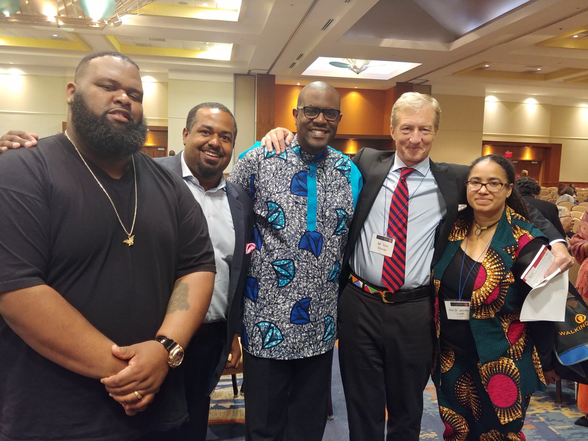 RevDrMikeWaters's tweet photo. Honored to have joined @Suave4Mayor, @joshuadubois, @TomSteyer, and @JenniferSLeath as this morning's plenary panelists at the 28th Quadrennial @ameced_faith Christian Education and Youth Congress! #ReadStakesIsHigh https://t.co/GF6ZR4hDbm