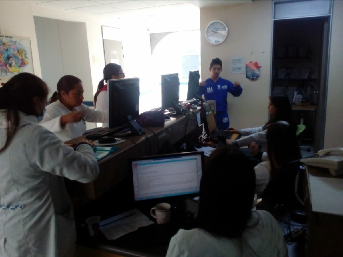 USSSuba's tweet image. Las acciones de promoción de la actividad física también están dirigidas a nuestros colaboradores, es por ello que el Parche Activo retó a los funcionarios del Centro de Servicios Especializados (CSE) de Suba y los invitó a moverse más por su salud.