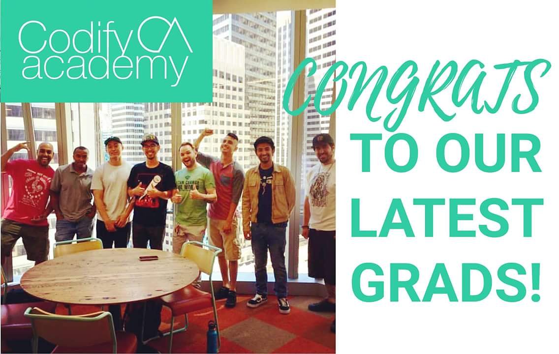 CodifyAcad's tweet image. Congratulations to our latest batch of #Codify graduates!
Go forth and code!
#codifyacademy #grads #congratulations #changeyourlife #learntocode #webdeveloper #webdev #gethired